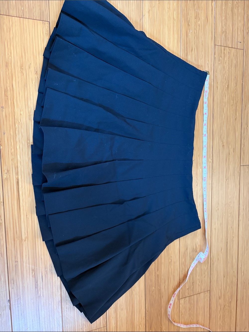 Zara Classic Pleated Mini Skirt - black